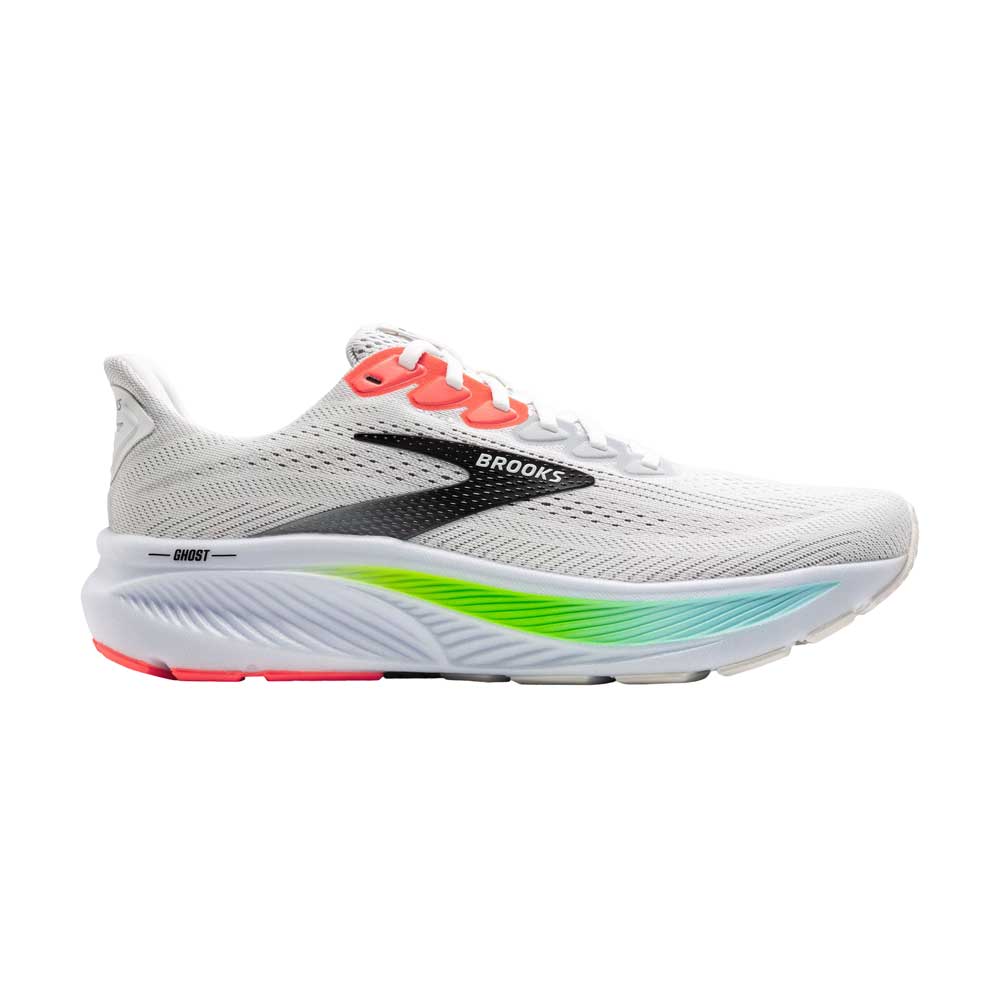 Tenis Brooks para Hombre Ghost 17 Blanco