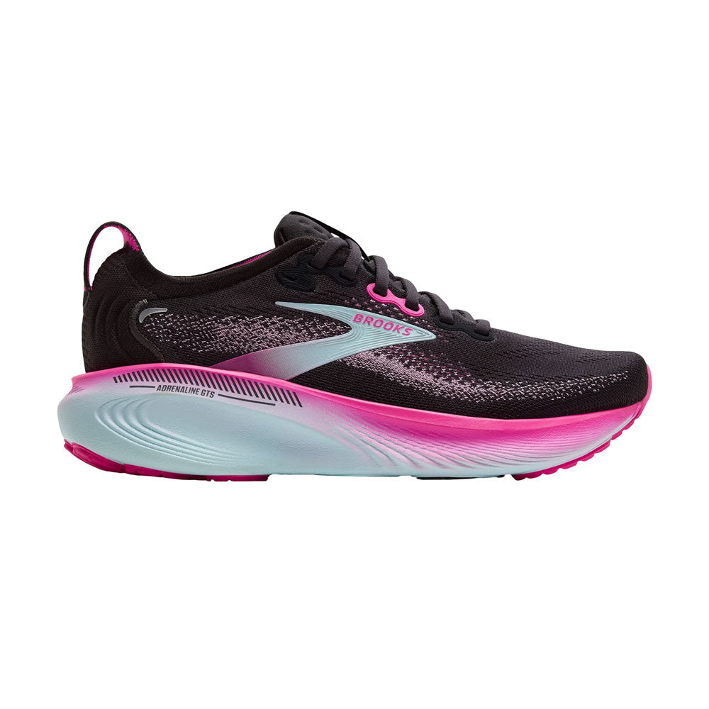 Tenis Brooks para Mujer Adrenaline GTS 25 Negro-Rosa