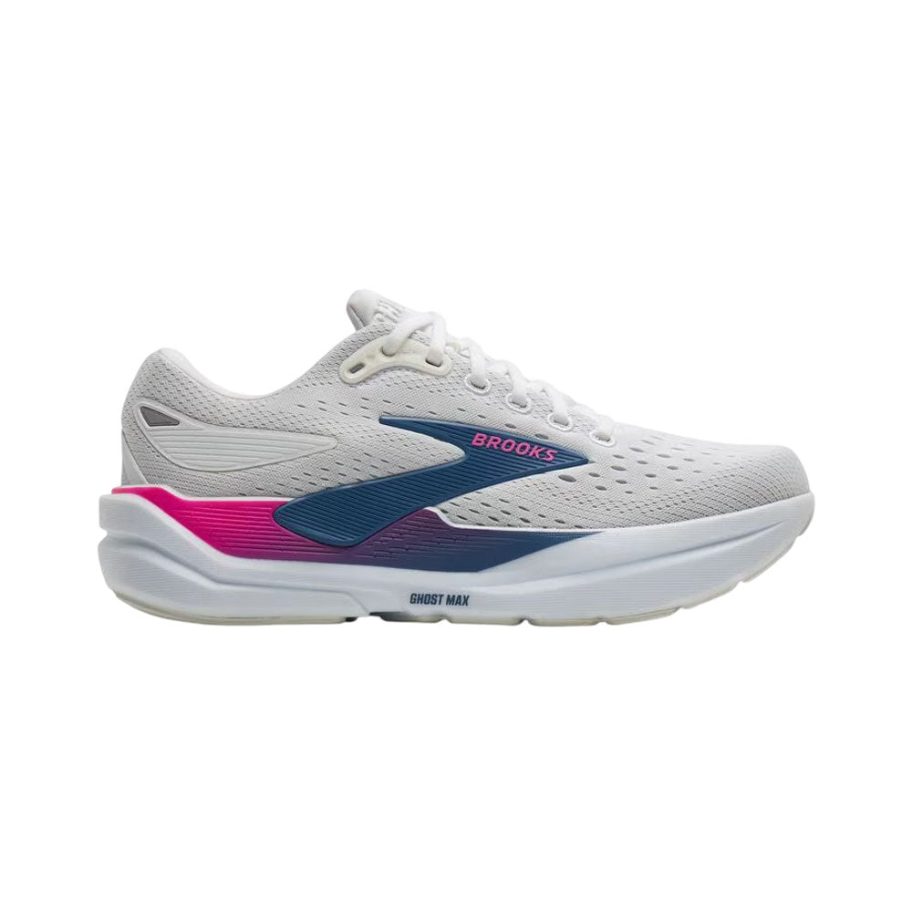 Tenis Brooks para Mujer Ghost Max 3 Blanco