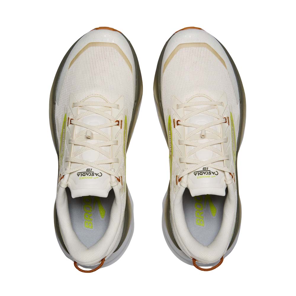 Tenis Brooks para Hombre Cascadia 19 Blanco