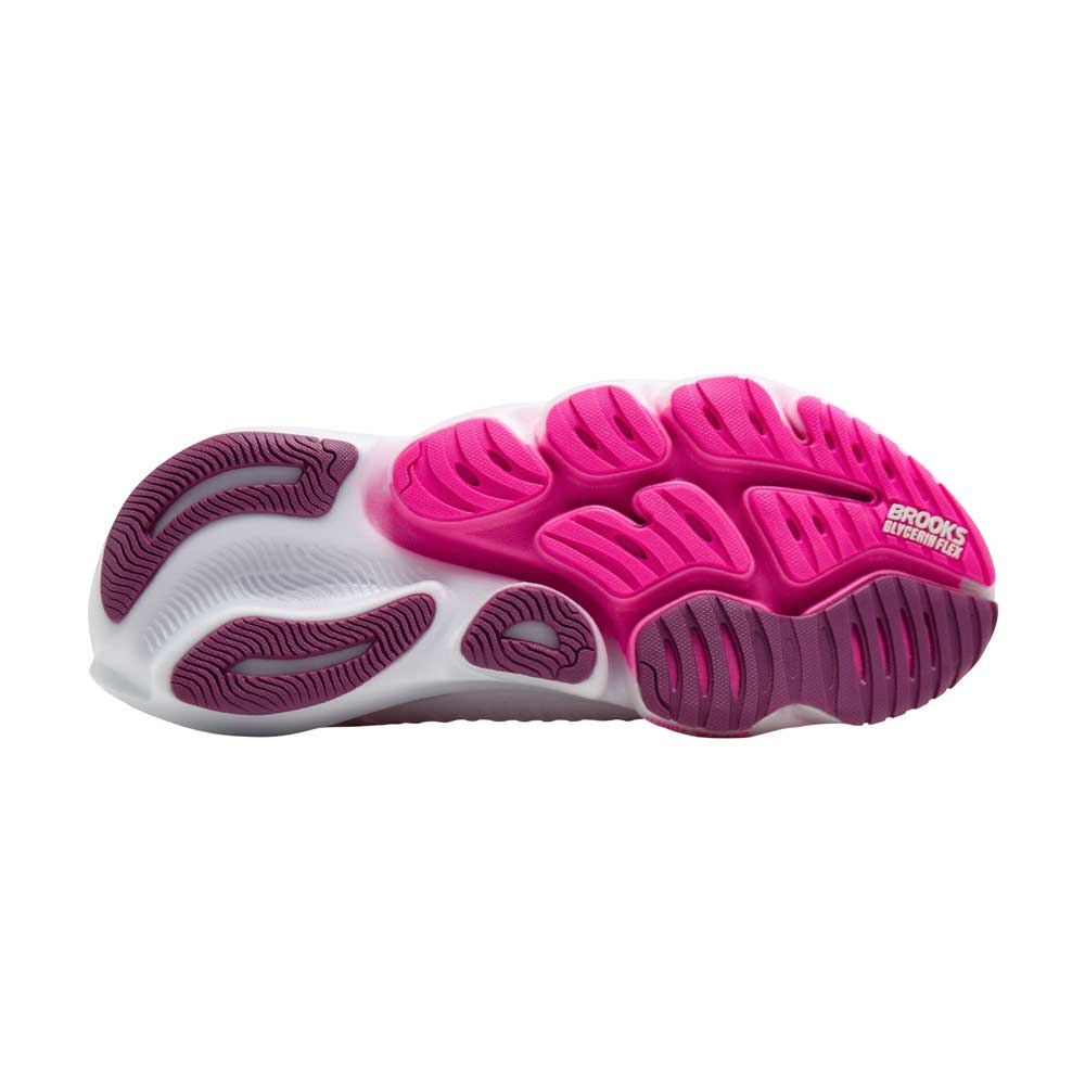 Tenis Brooks para Mujer Glycerin Flex Blanco-Rosa