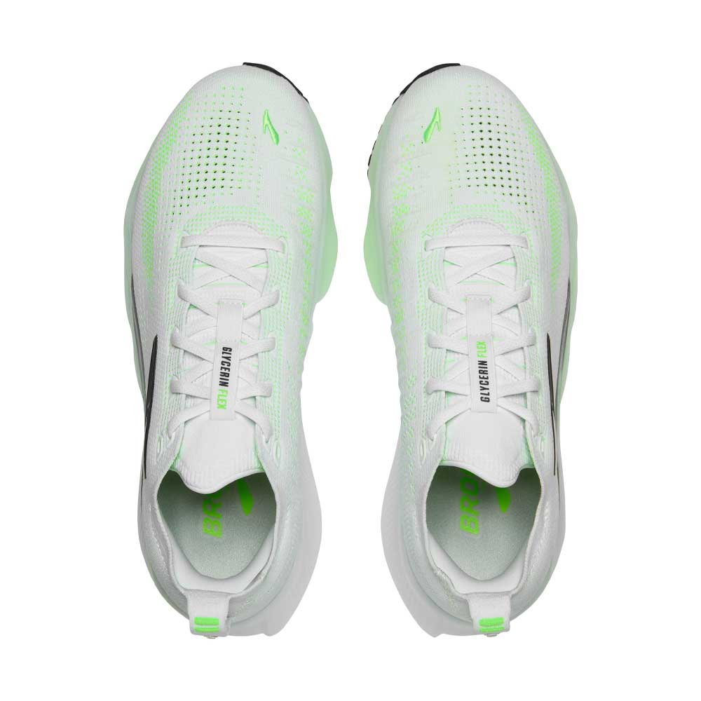 Tenis Brooks para Hombre Glycerin Flex Blanco-Verde