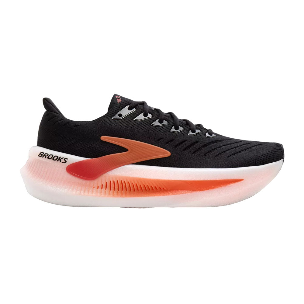 Tenis Brooks para Hombre Glycerin Max 2 Negro-Naranja
