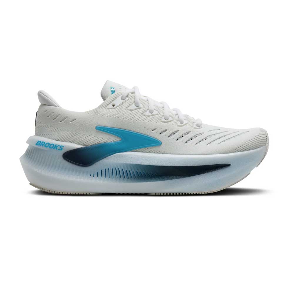 Tenis Brooks para Hombre Glycerin Max 2 Blanco-Azul