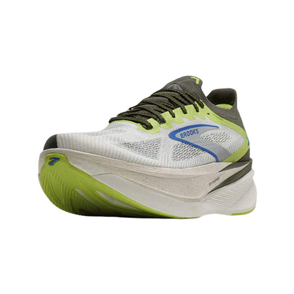 Tenis Brooks para Hombre Pynrs x Hyperion Max 3 Blanco-Verde