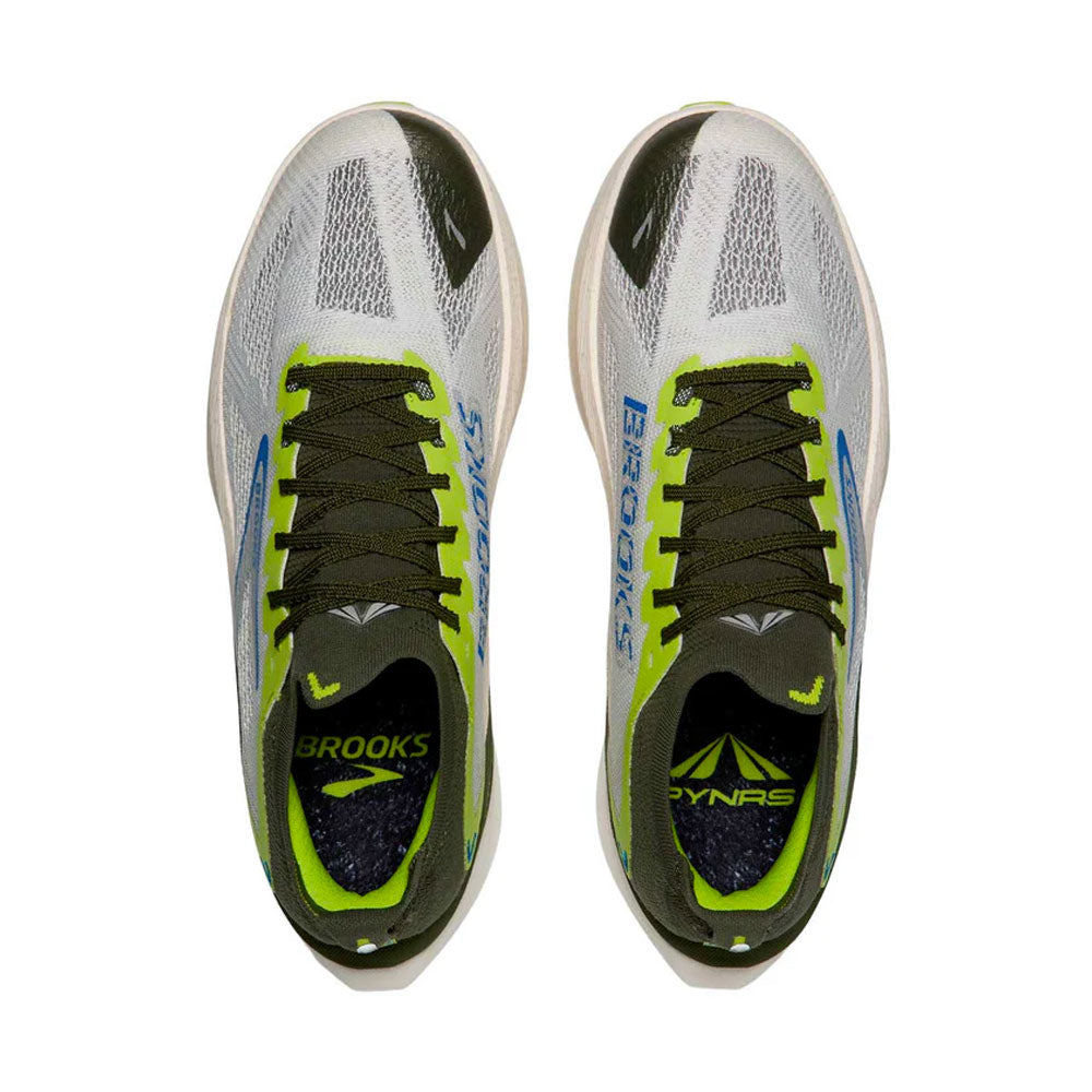 Tenis Brooks para Hombre Pynrs x Hyperion Max 3 Blanco-Verde