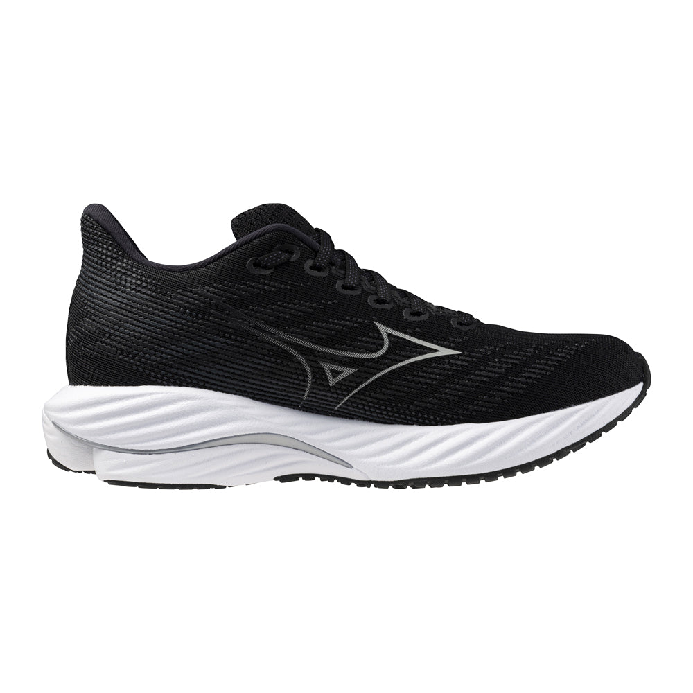 Tenis Mizuno Mujeres Wave Rider 28 Black-Harbor Mist