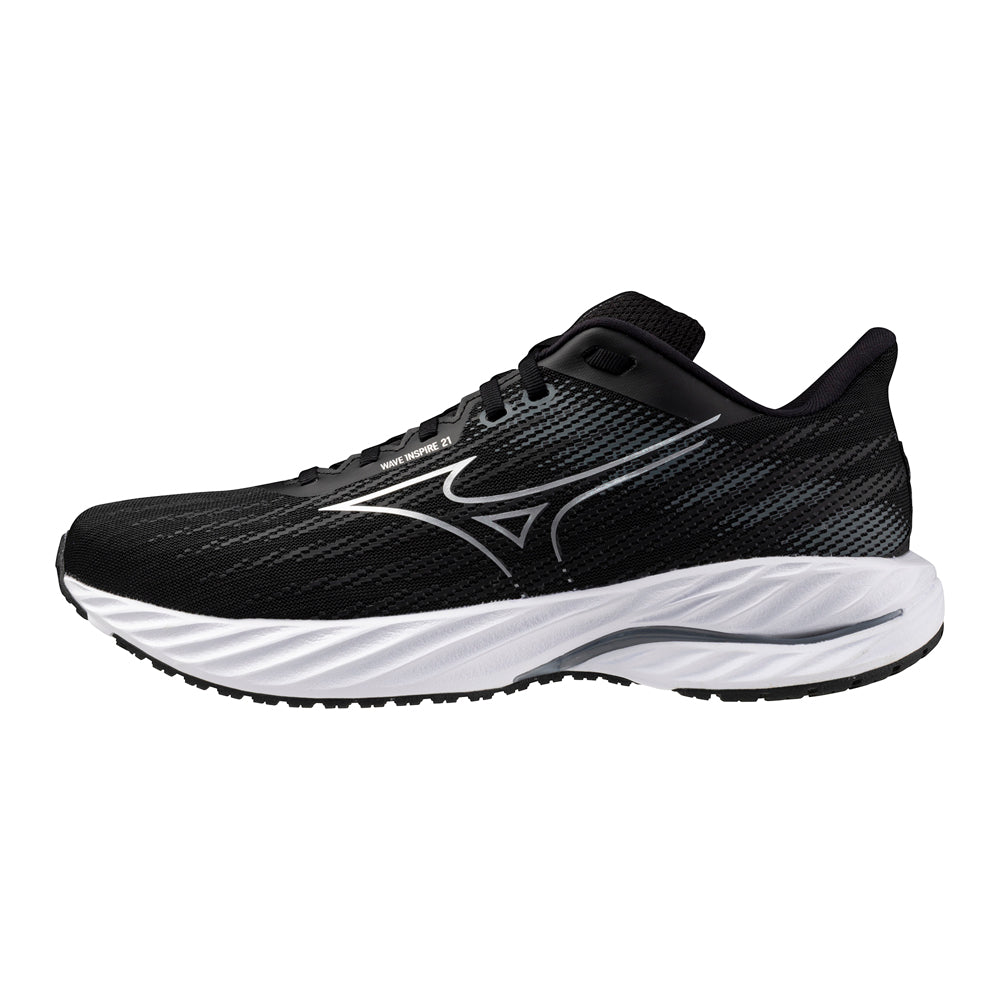 Tenis Mizuno Hombre Wave Inspire 21 Black-Silver