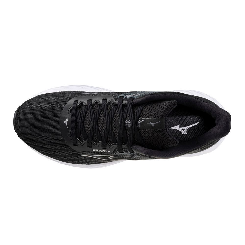Tenis Mizuno Hombre Wave Inspire 21 Black-Silver