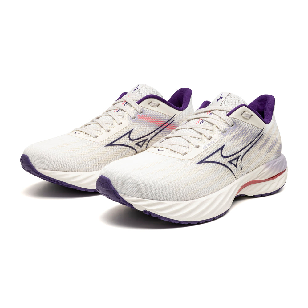 Tenis Mizuno Mujeres Wave Inspire 21 White-Vintage Indigo