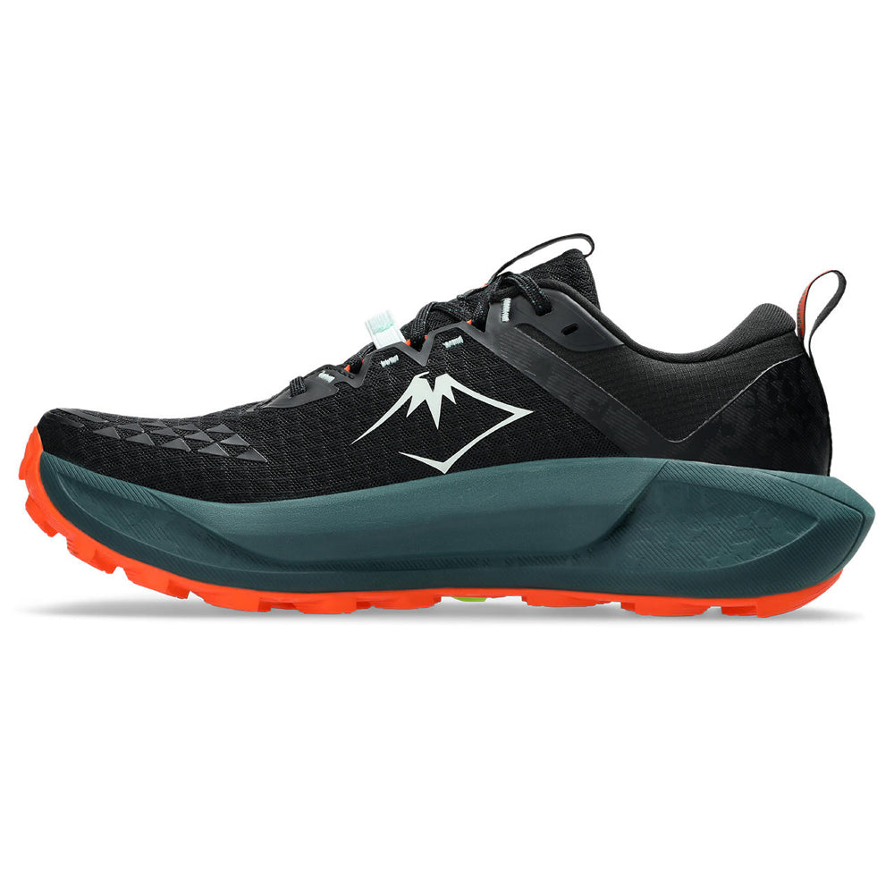 Tenis Asics para Hombre Trabuco 13 Negro-Naranja
