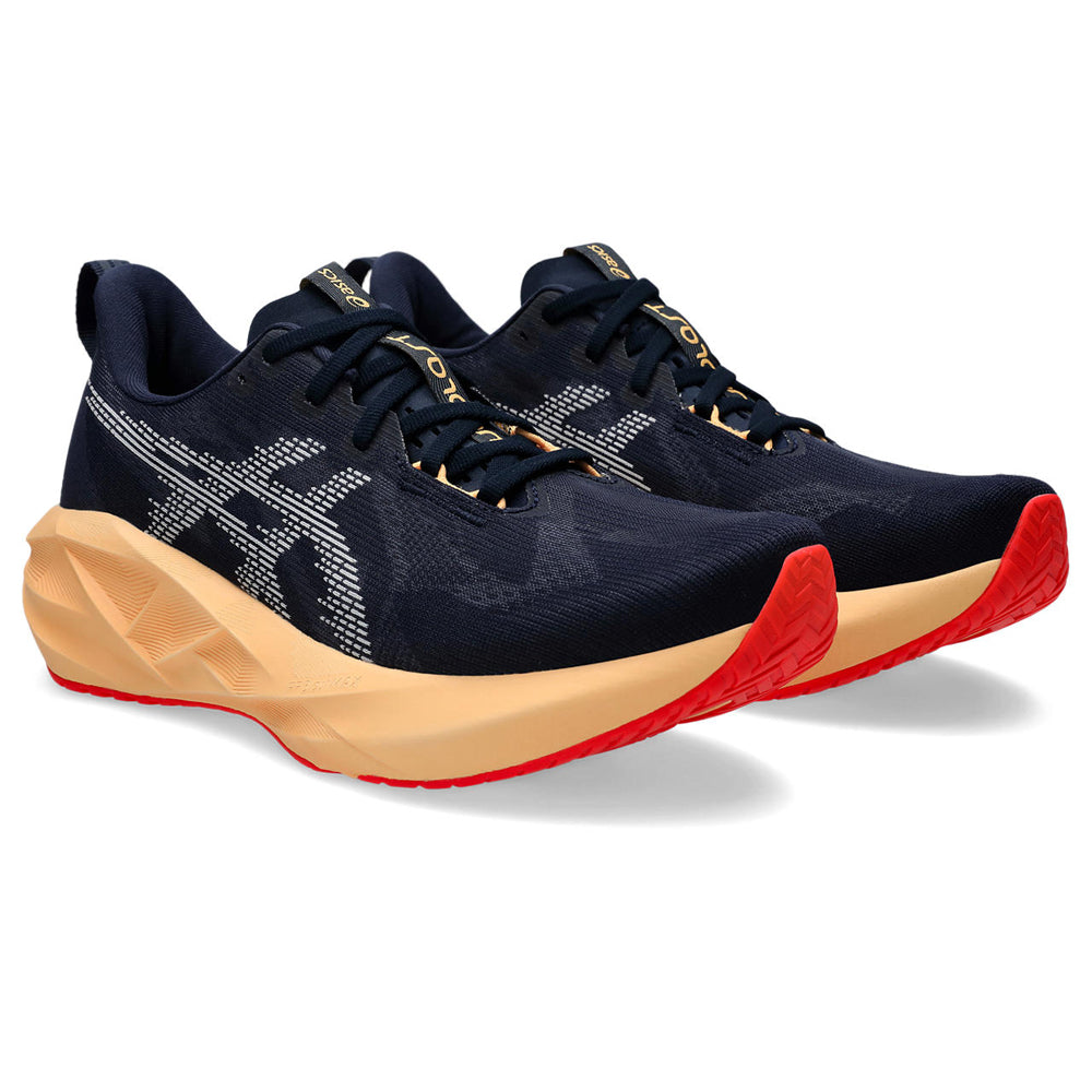 Tenis Asics para Hombre Novablast 5 Negro-Naranja