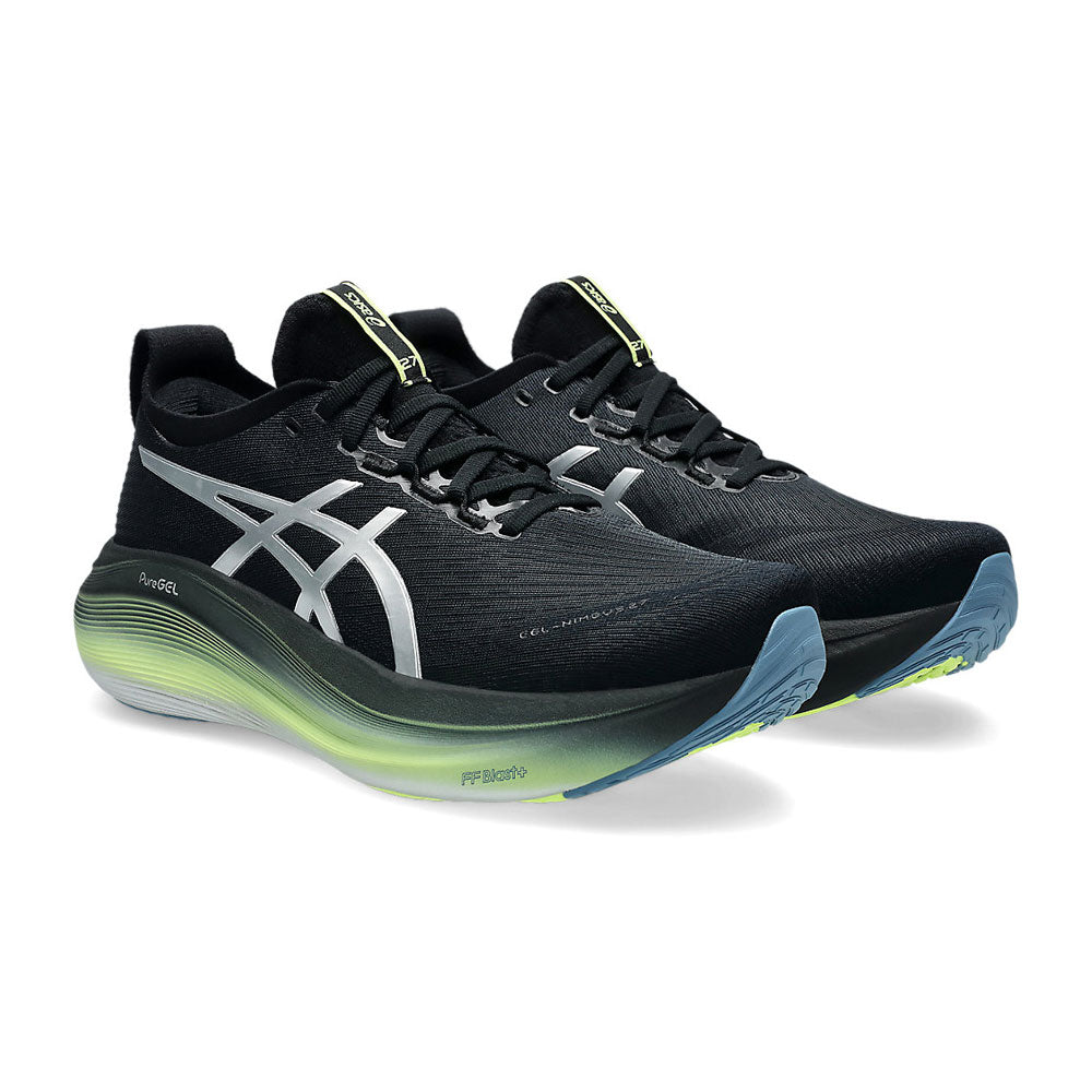 Tenis Asics para Hombre Nimbus 27 Luxe Platinum Negro