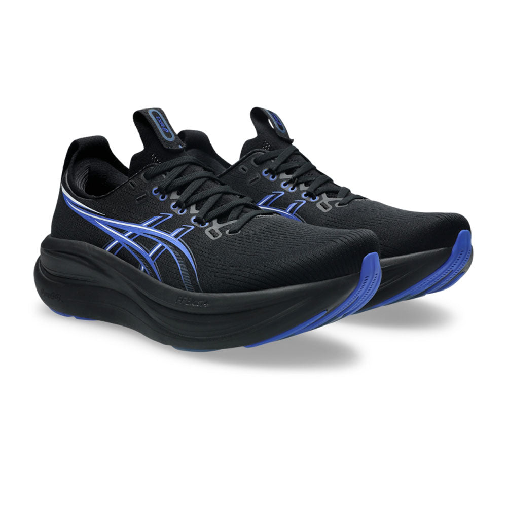 Tenis Asics para Hombre Nimbus 28 Negro-Azul
