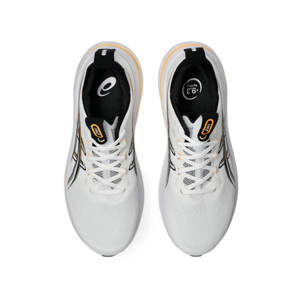Tenis Asics para Hombre Nimbus 28 Rise & Shine Blanco-Naranja