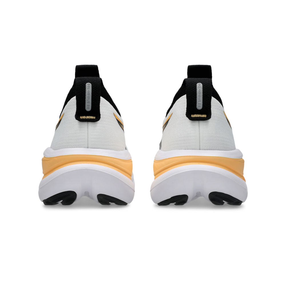 Tenis Asics para Hombre Nimbus 28 Rise & Shine Blanco-Naranja
