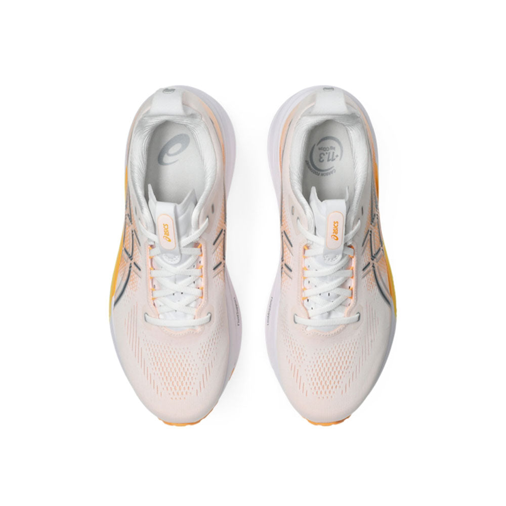 Tenis Asics para Hombre Kayano 33 Rise & Shine Blanco-Naranja