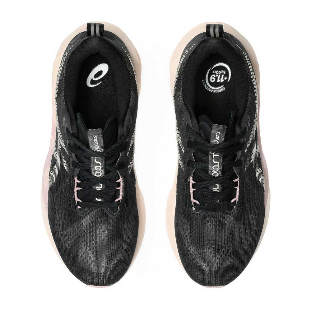 Tenis Asics para Mujer Novablast 5 Negro-Rosa