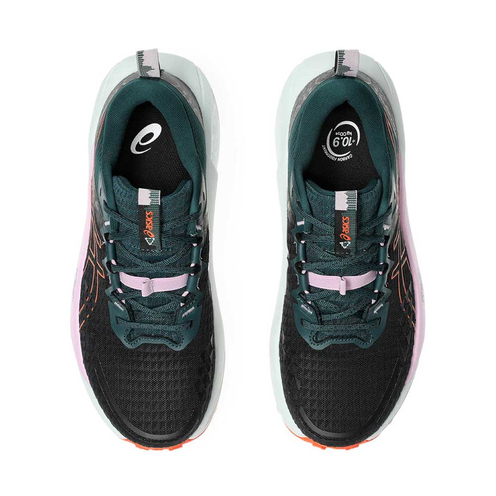 Tenis Asics para Mujer Trabuco 13 Negro-Naranja