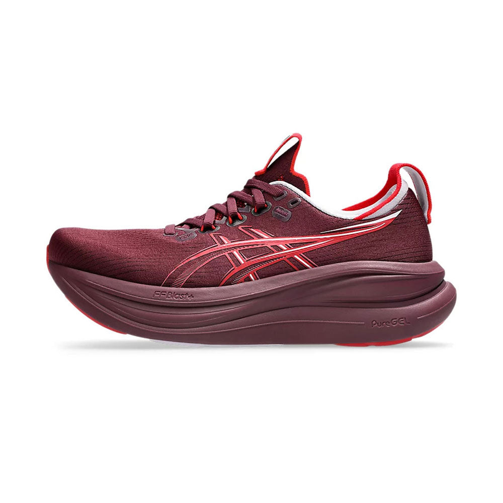 Tenis Asics para Mujer Nimbus 28 Vino