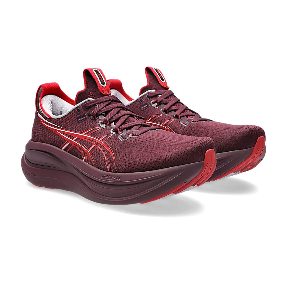 Tenis Asics para Mujer Nimbus 28 Vino