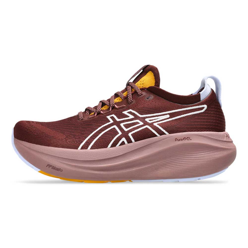 Tenis Asics para Mujer Nimbus 27 TR Nature Bathing Rojo