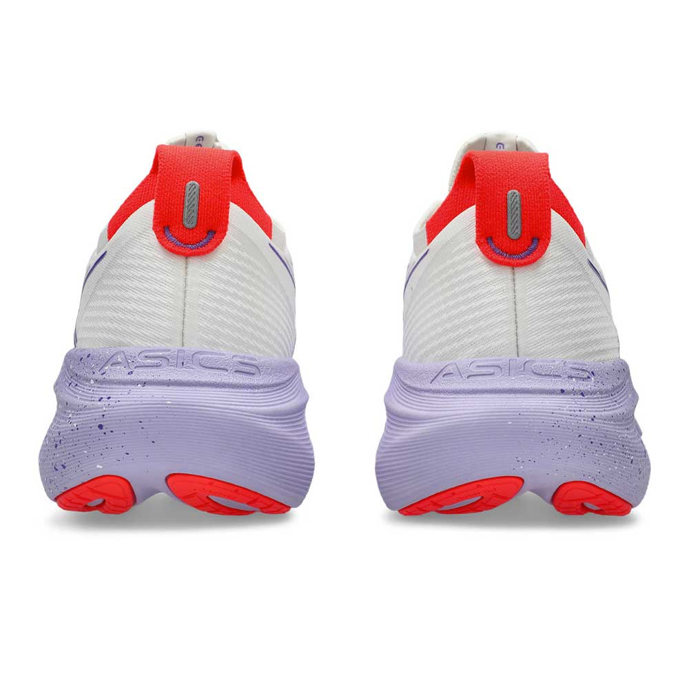 Tenis Asics para Mujer Nimbus 27 Tokyo Blanco-Morado