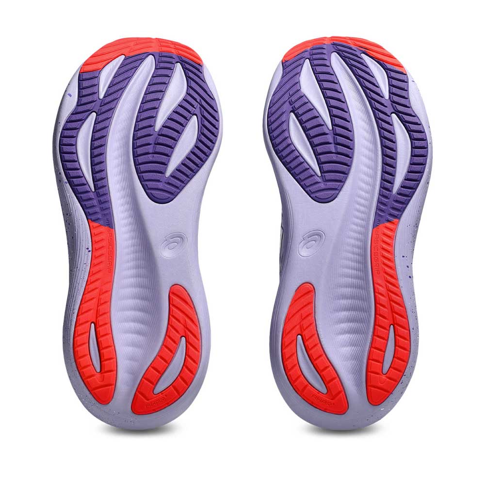 Tenis Asics para Mujer Nimbus 27 Tokyo Blanco-Morado