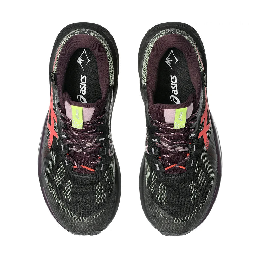 Tenis Asics para Mujer Trabuco 14 GTX Negro-Coral