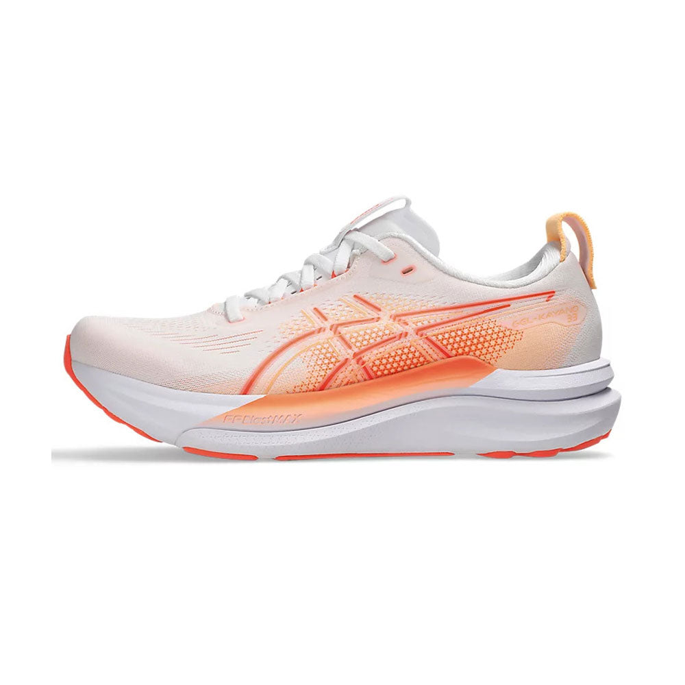 Tenis Asics para Mujer Kayano 33 Rise & Shine Blanco-Coral