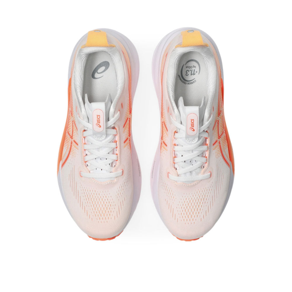 Tenis Asics para Mujer Kayano 33 Rise & Shine Blanco-Coral