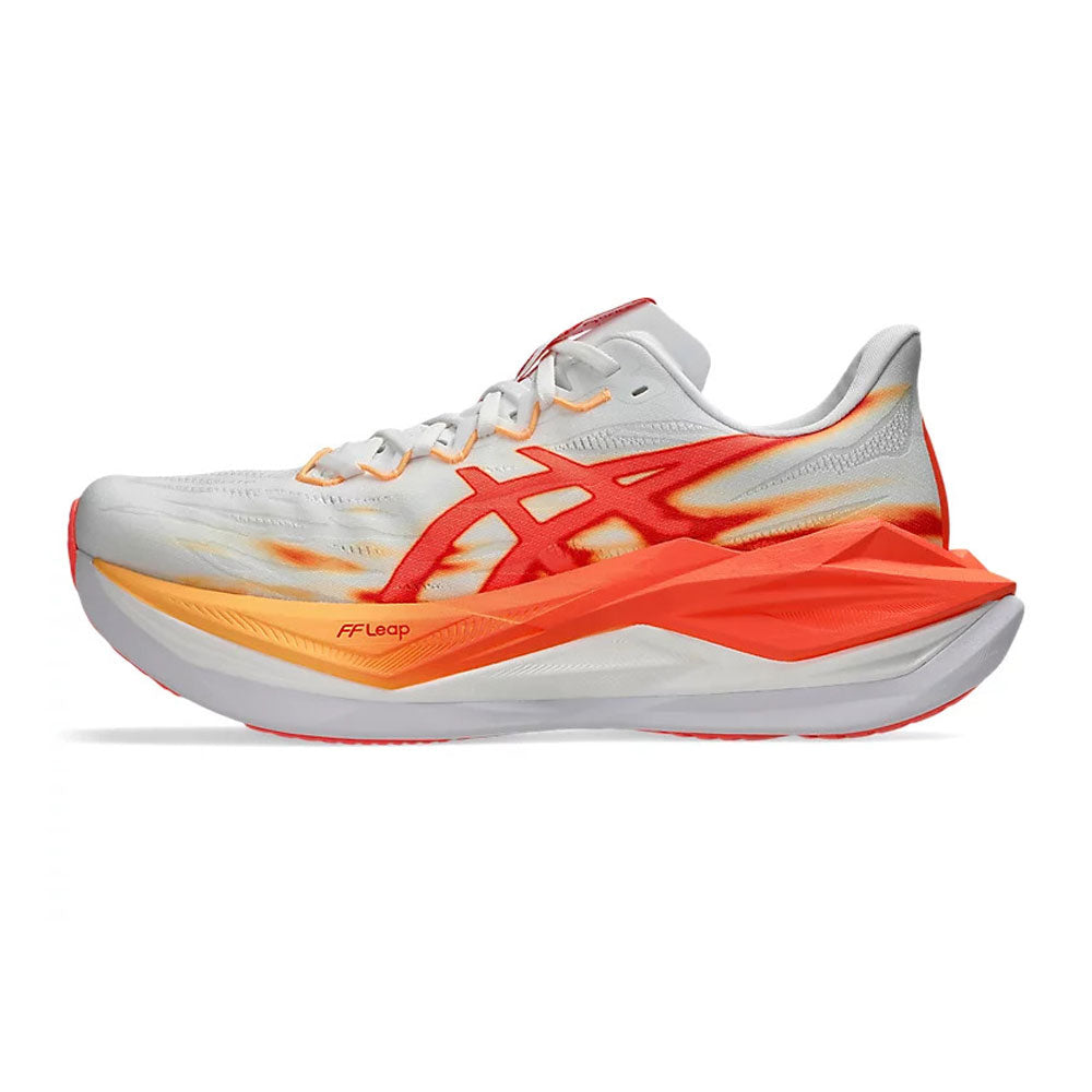 Tenis Asics Unisex Superblast 3 Rise & Shine Blanco-Naranja