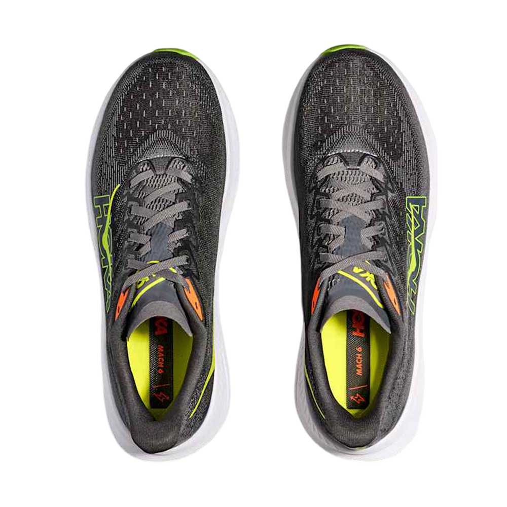 Tenis Hoka para Hombre Mach 6 Gris