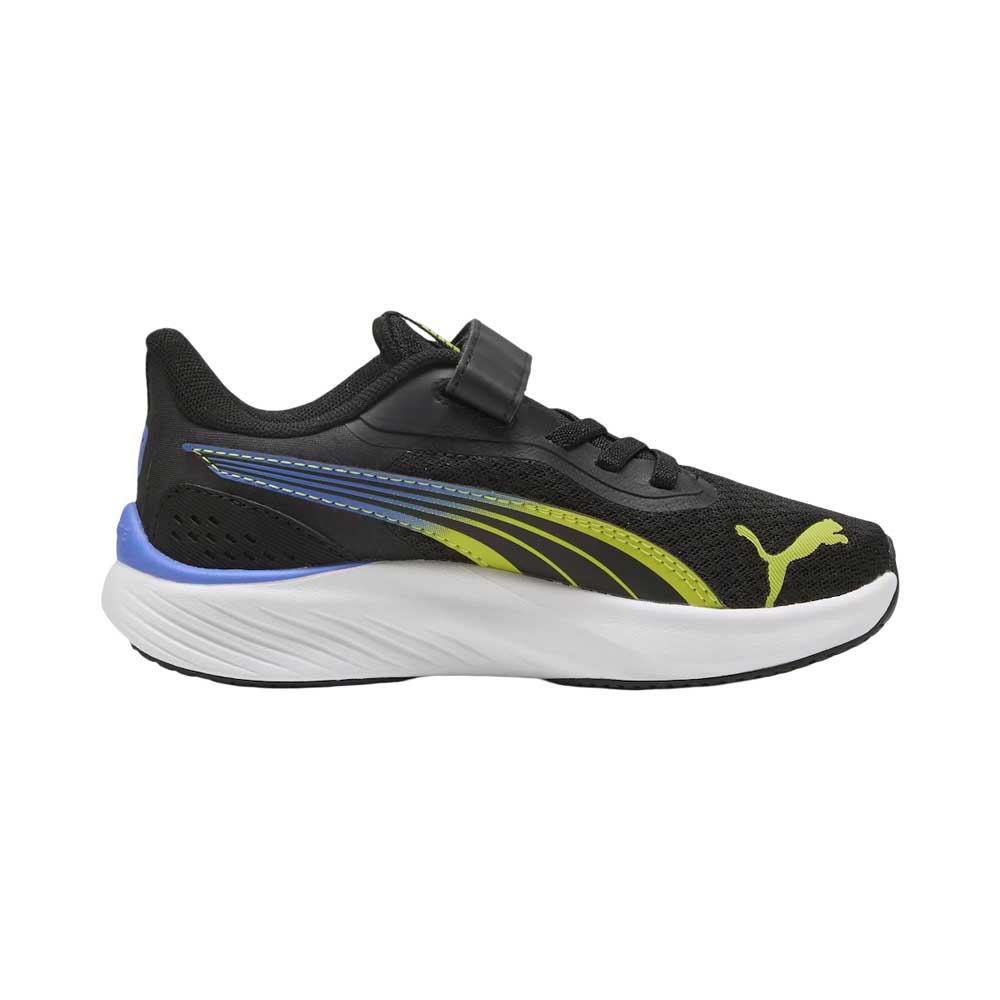 Tenis Puma para Niño Pounce Lite Negro-Verde