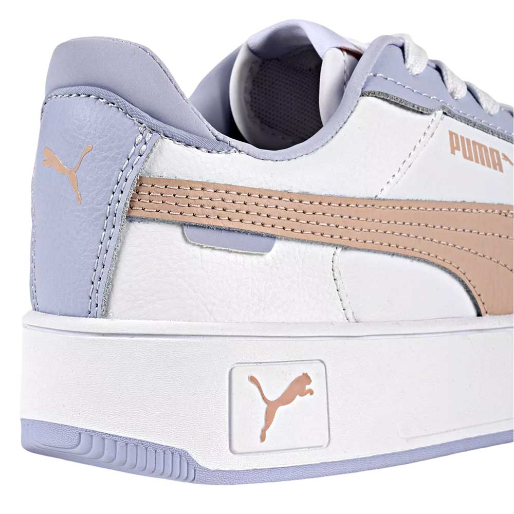 Tenis Puma para Mujer Carina Street Blanco-Rosa