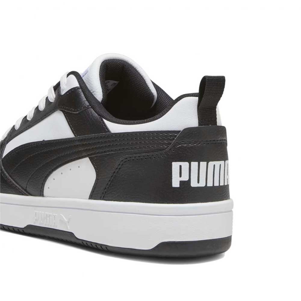 Tenis Puma para Hombre Rebound V6 Low Blanco-Negro