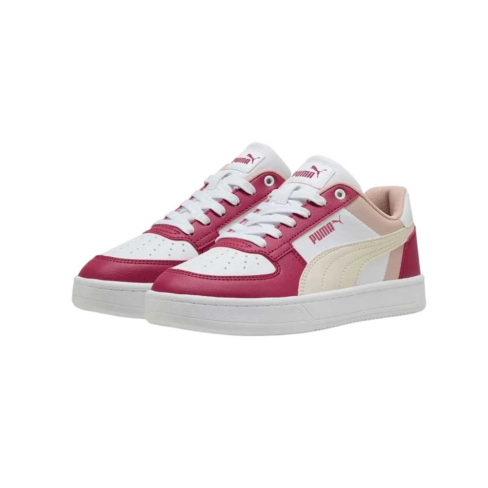 Tenis Puma para Niña Caven 2 Block Jr Blanco-Rosa