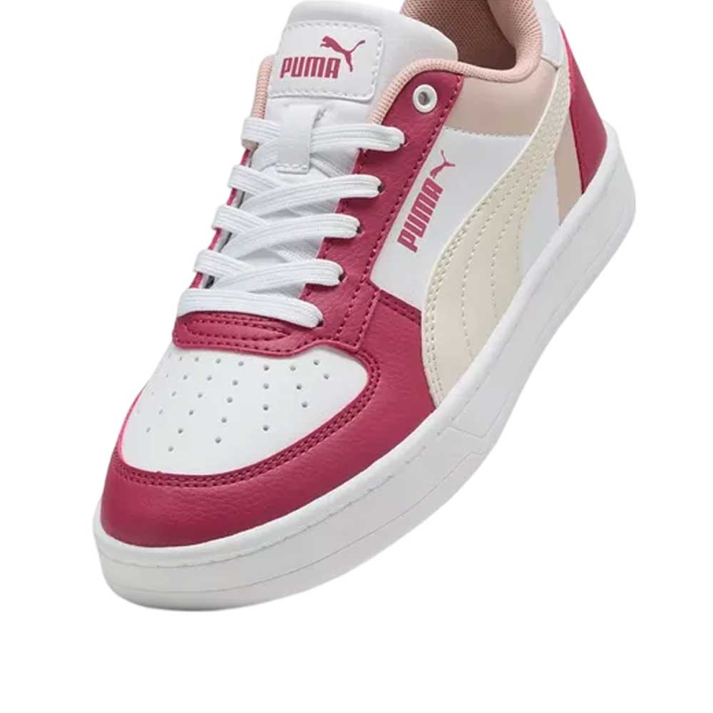 Tenis Puma para Niña Caven 2 Block Jr Blanco-Rosa