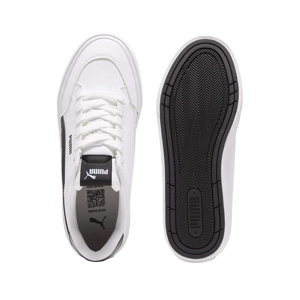 Tenis Puma para Hombre Court Classic Vulc Blanco-Negro