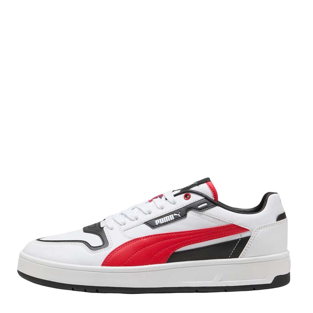 Tenis Puma para Hombre Court Classic Blanco-Rojo