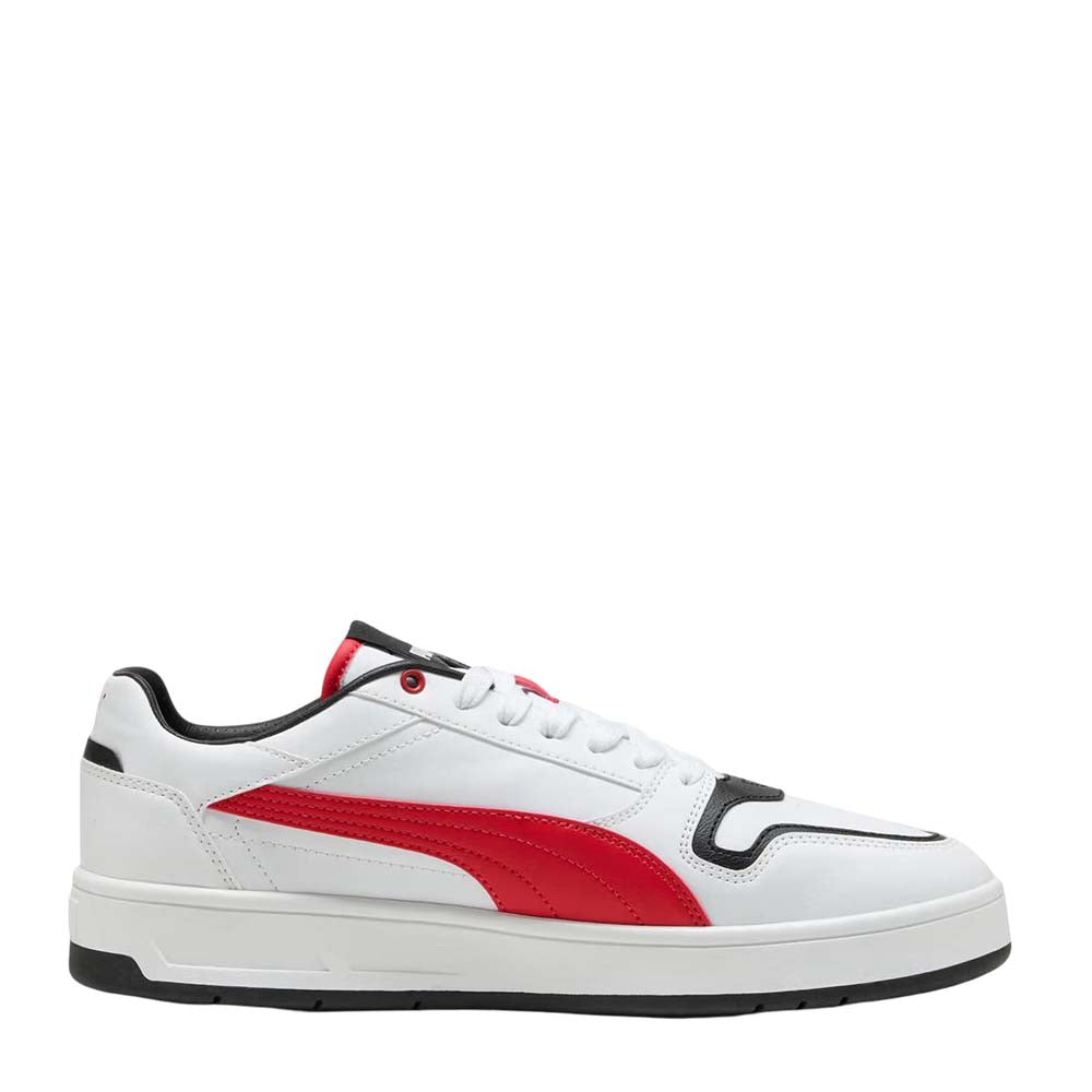 Tenis Puma para Hombre Court Classic Blanco-Rojo