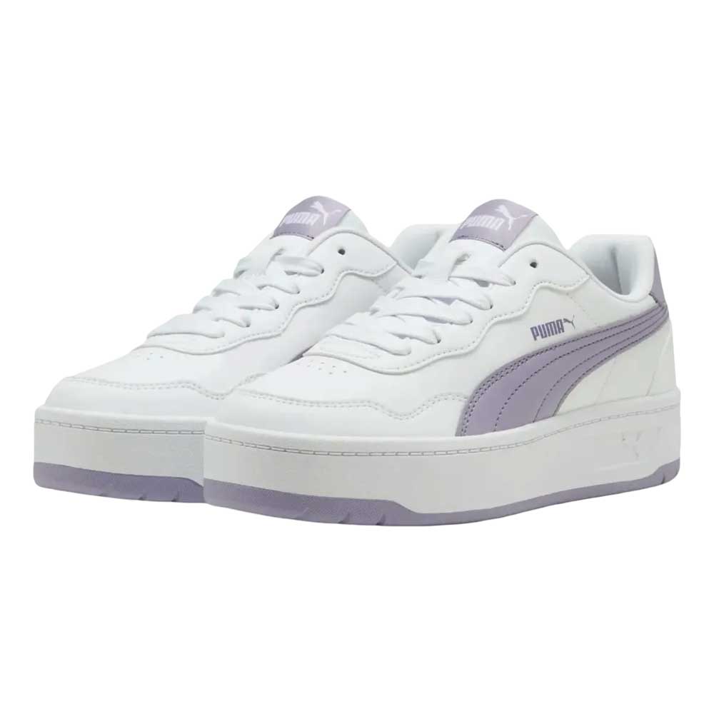 Tenis Puma para Mujer Court Lally Skye Blanco-Lila