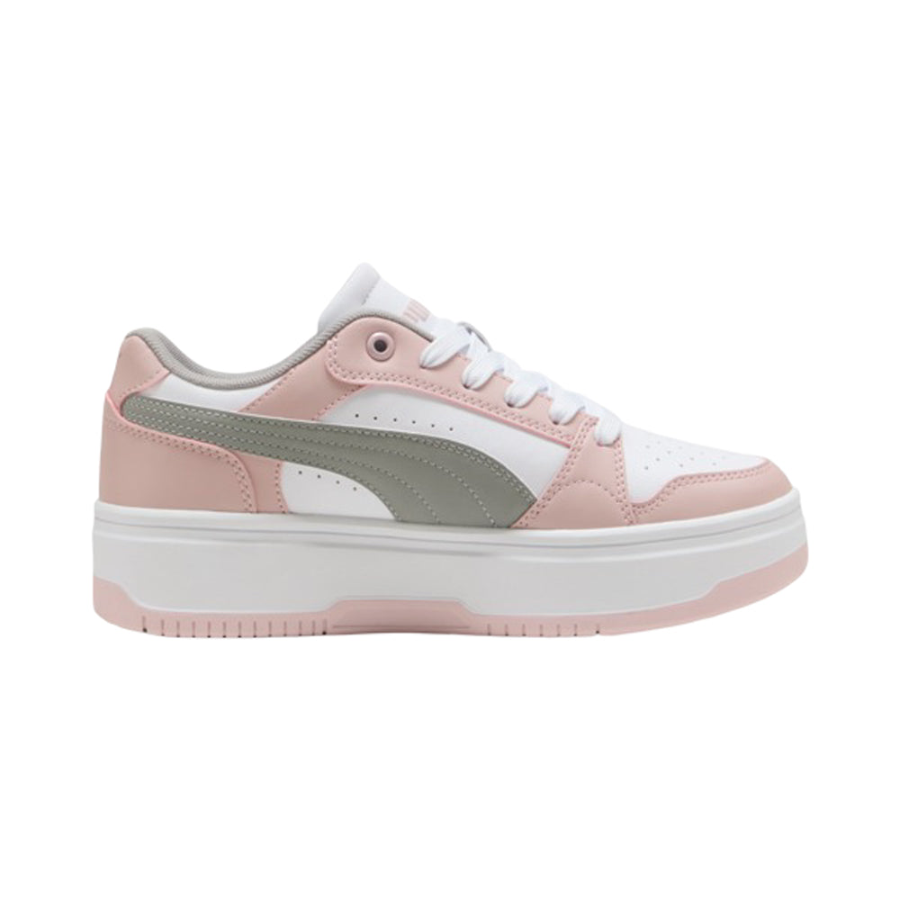 Tenis Puma para Mujer Rebound Femme Low Blanco-Rosa-Gris