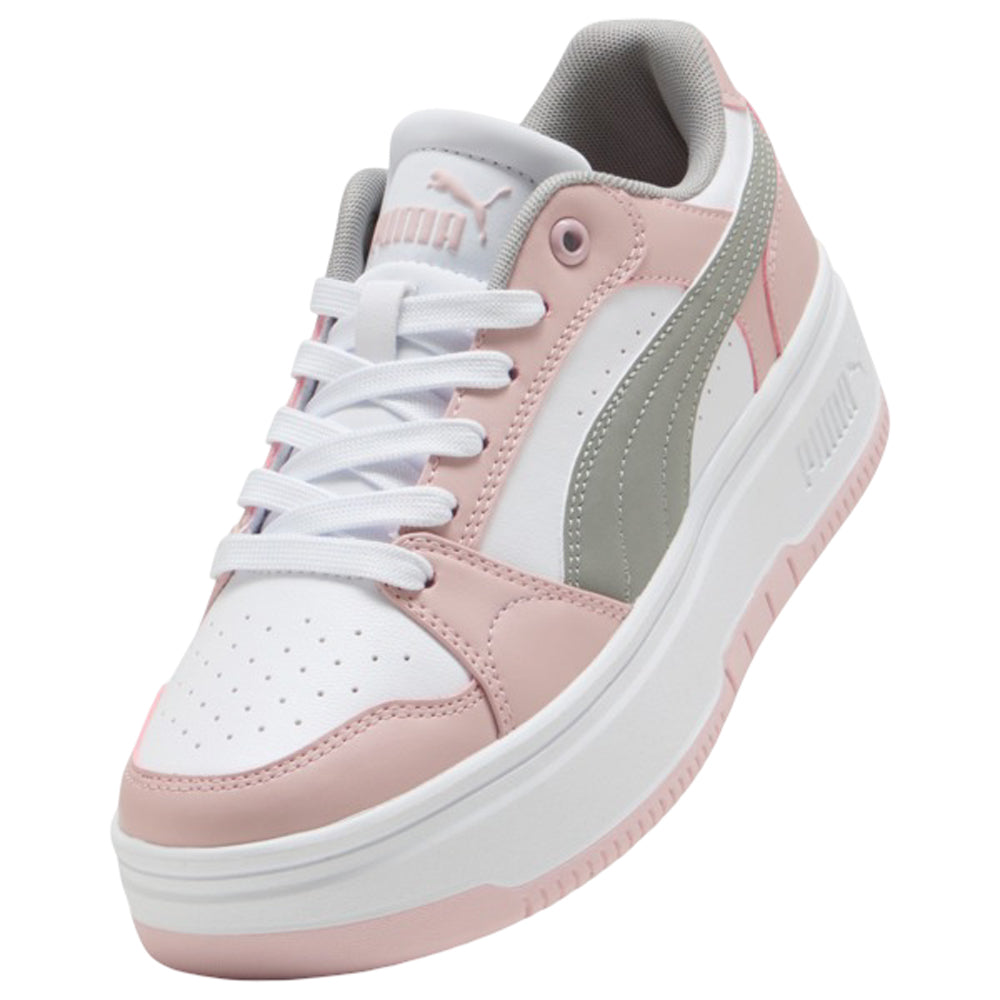 Tenis Puma para Mujer Rebound Femme Low Blanco-Rosa-Gris