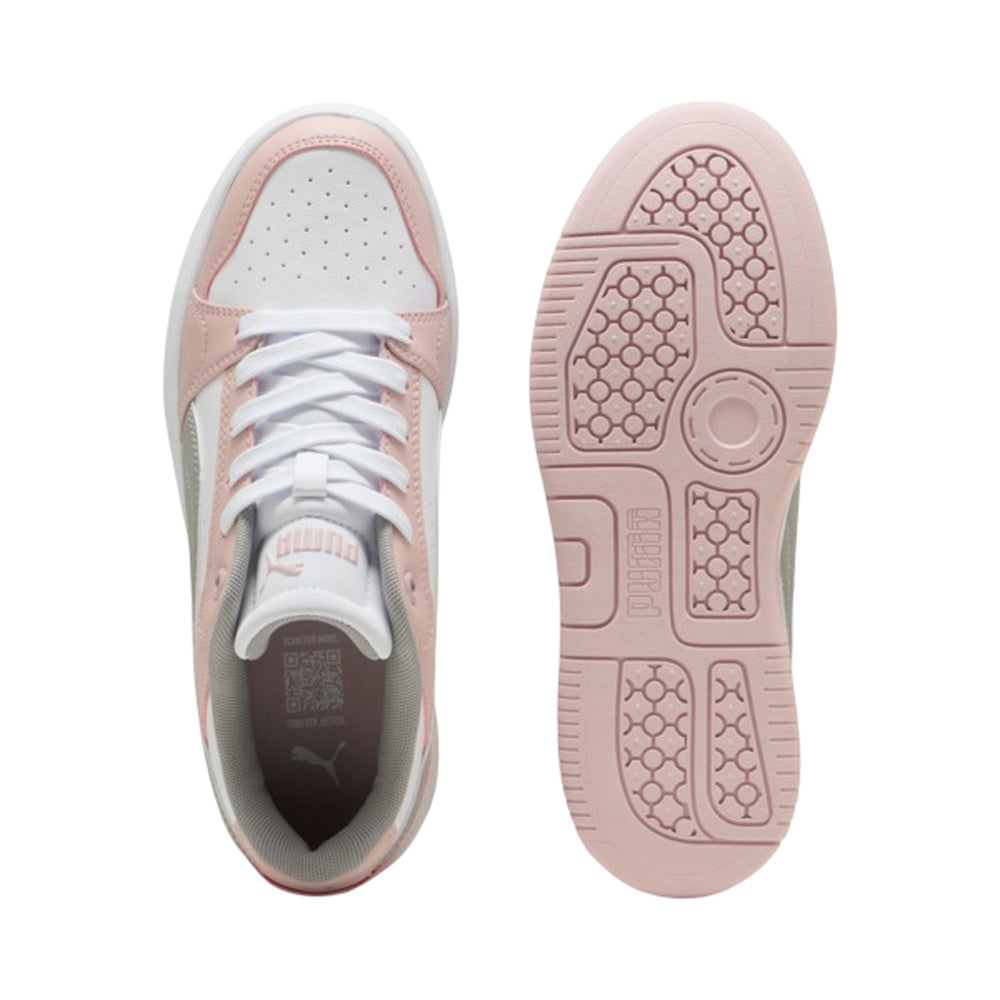 Tenis Puma para Mujer Rebound Femme Low Blanco-Rosa-Gris