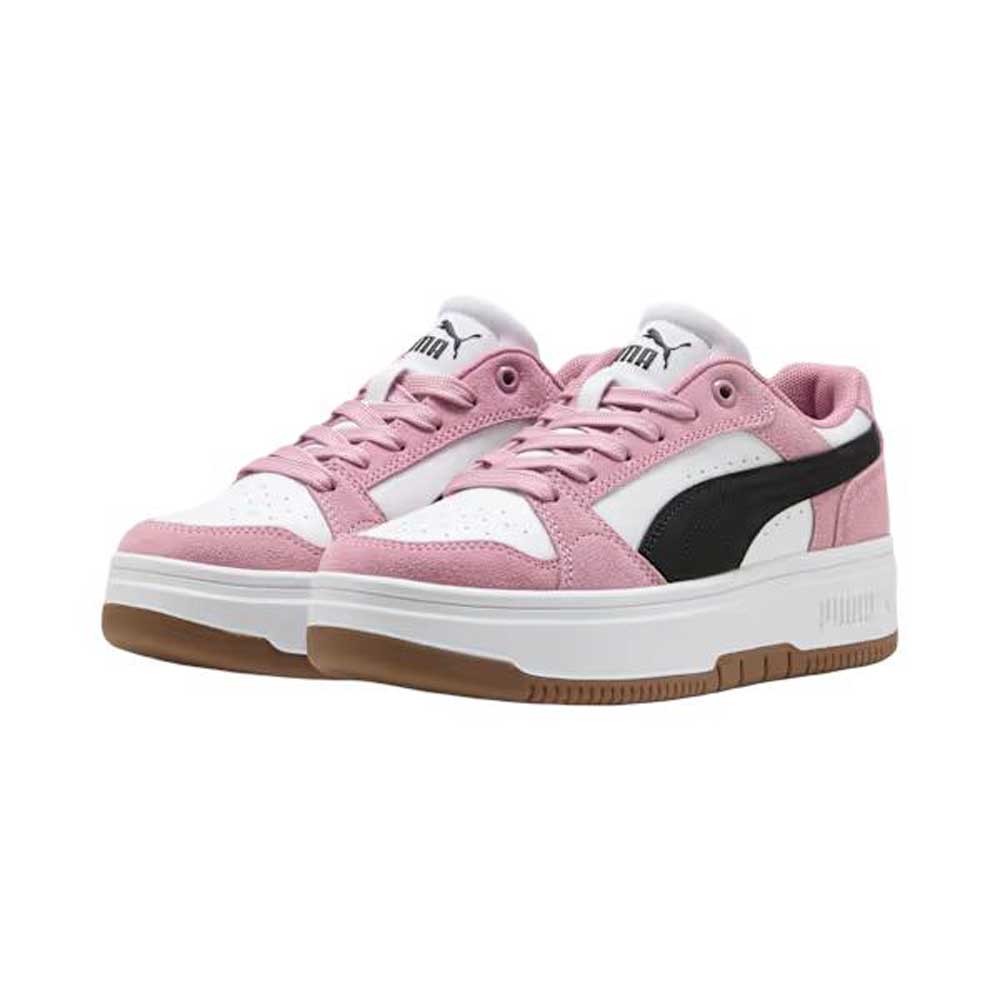 Tenis Puma para Mujer Rebound Femme Blanco-Rosa