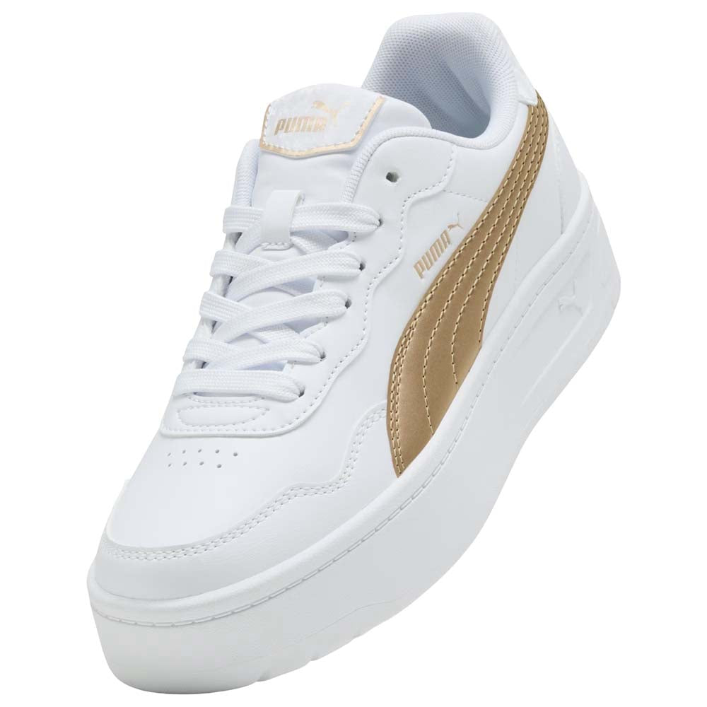 Tenis Puma para Mujer Court Lally Blanco-Dorado