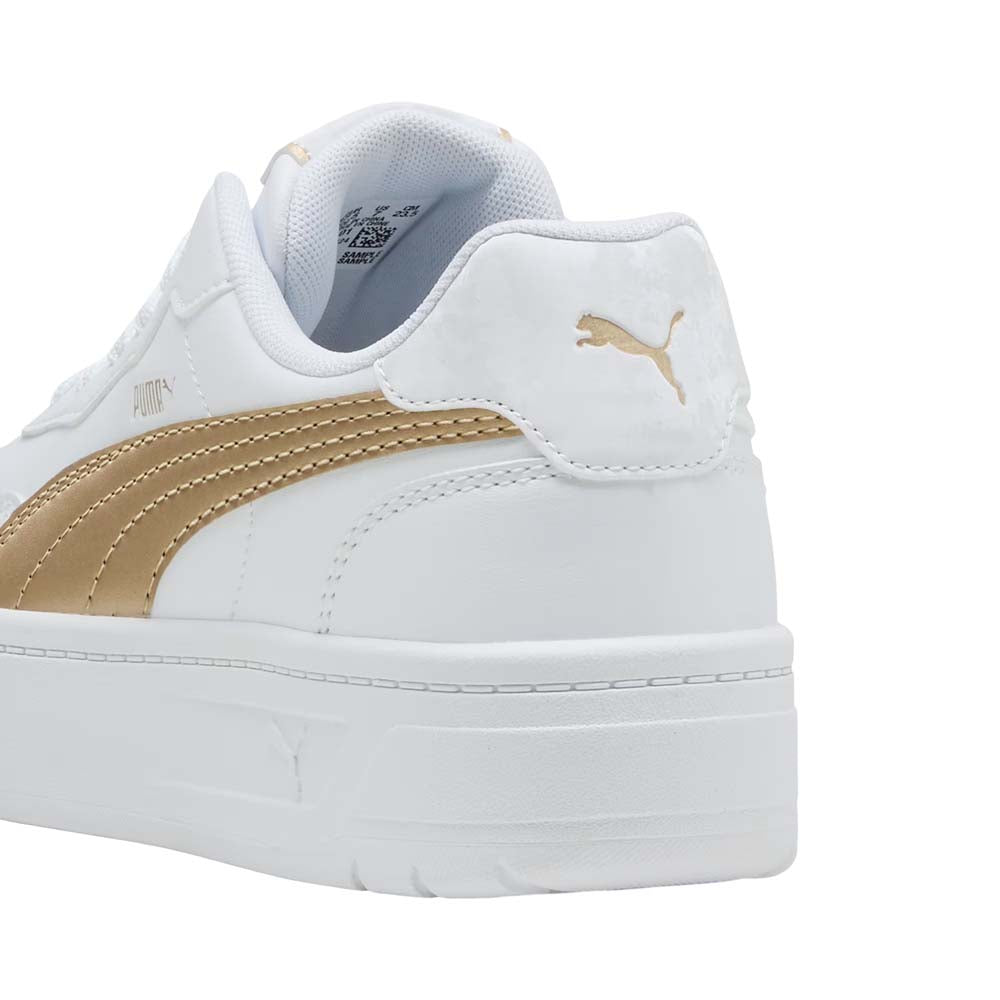 Tenis Puma para Mujer Court Lally Blanco-Dorado