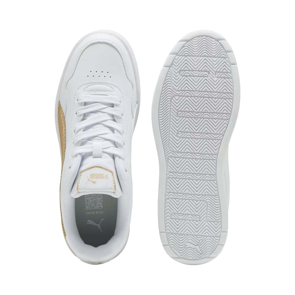 Tenis Puma para Mujer Court Lally Blanco-Dorado