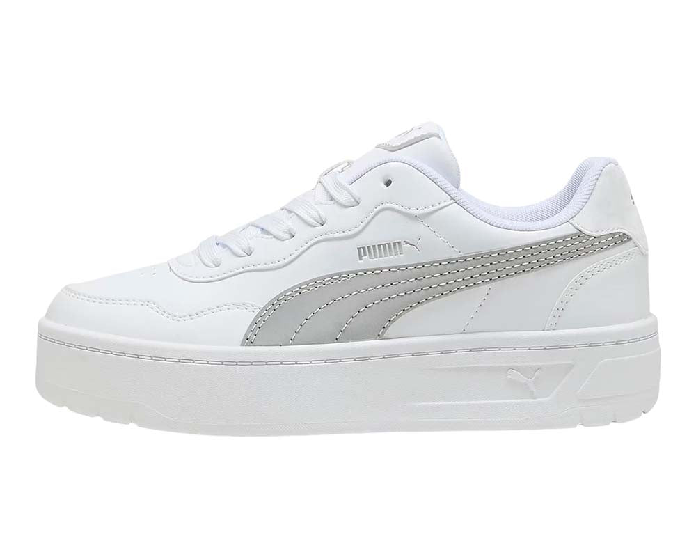 Tenis Puma para Mujer Court Lally Blanco-Plateado